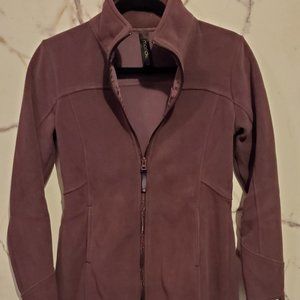 Mondetta Purple Zip Up Fleece Sweater